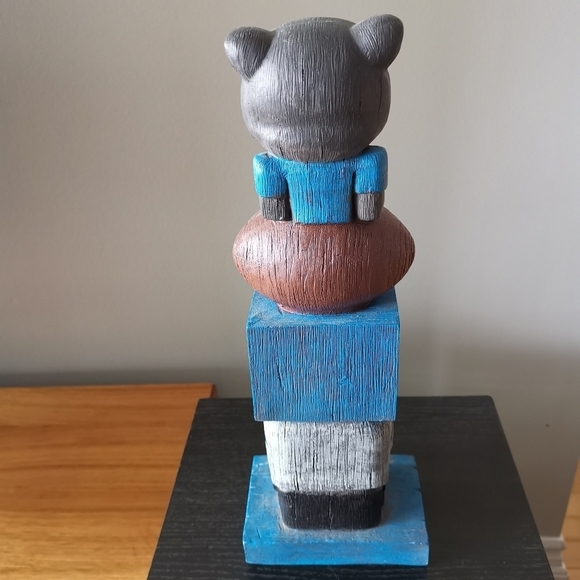 🌻2/$25🌻Carolina Panthers NFL Football  Tiki Totem Statue‎ - Picture 6 of 7